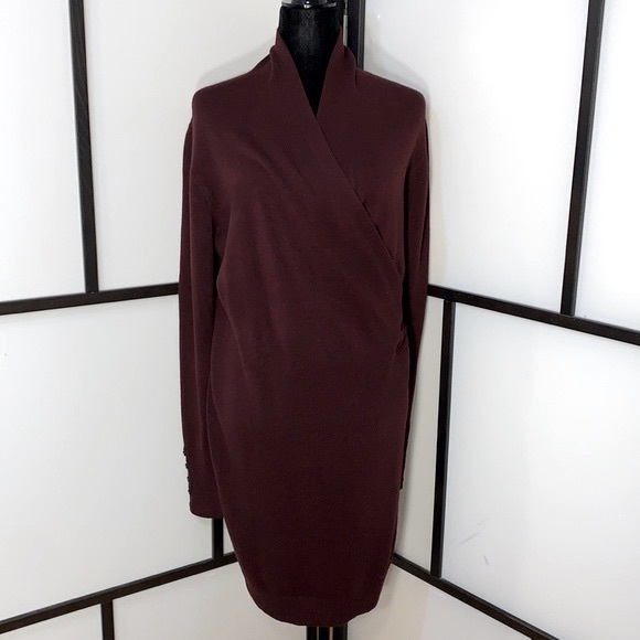 Sweater Dress in Stunning Wine Colour - Picture 8 of 9